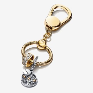 Gold Plated Pandora Charm Holders | SXRA35801