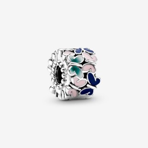 Sterling Silver Pandora Butterflies Clip Clips | TCWP83297