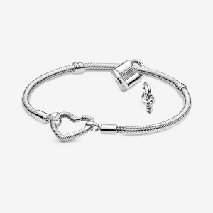 Sterling Silver Pandora Charm Bracelets | NCAX68902