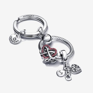 Sterling Silver Pandora Charm Holders | YQKP70943