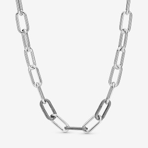 Sterling Silver Pandora ME Link Chain Necklaces | ZBUY83427