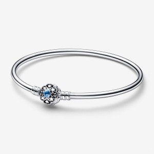 Sterling Silver Pandora Moments Aladdin Princess Jasmine Bangle Bangles | QFIC62073