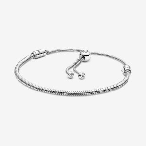 Sterling Silver Pandora Moments Snake Slider Charm Holders | APOR10798