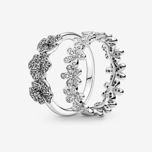 Sterling Silver Pandora Ring Sets | MSPT31507