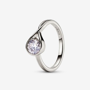 White Gold Pandora Brilliance 0.75 ct tw Rings | PTEJ29418