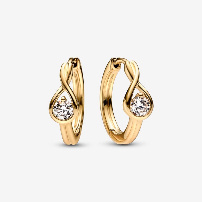 Gold Pandora Brilliance 0.50 ct tw Earrings | AUMO46530