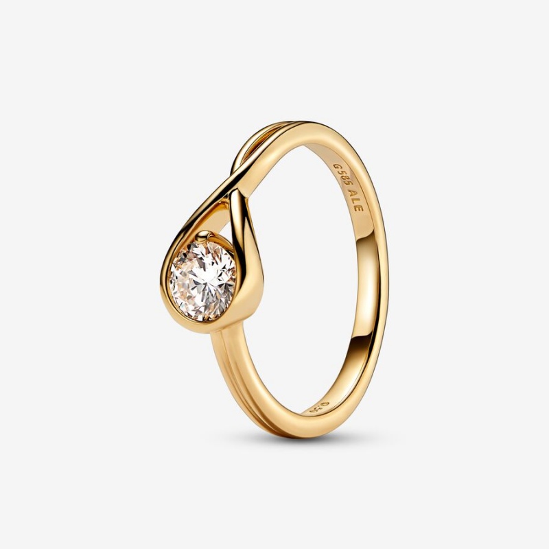 Gold Pandora Brilliance 0.50 ct tw Rings | MBFG92148