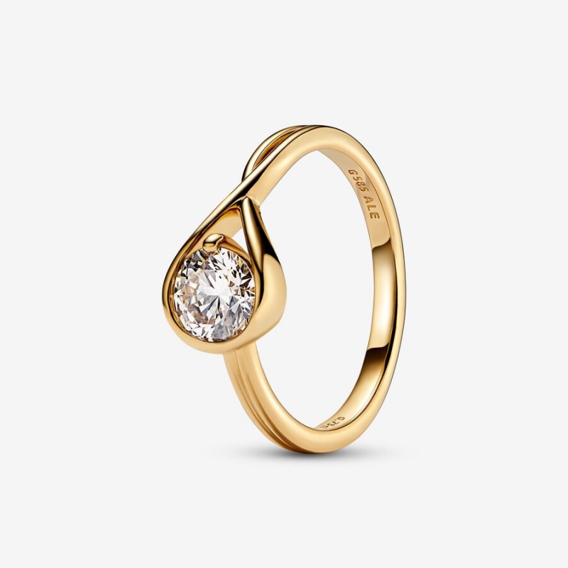 Gold Pandora Brilliance 0.75 ct tw Rings | UWRC51608