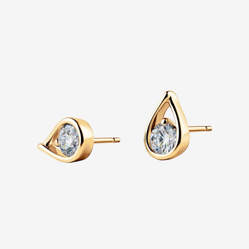 Gold Pandora Brilliance 1.00 ct tw Earrings | SLZK04872