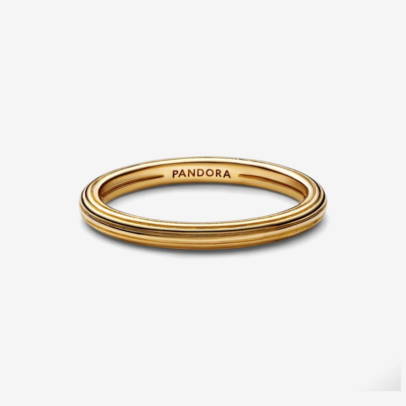 Gold Plated Pandora ME Band Rings | YRGE32968