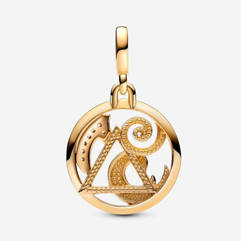 Gold Plated Pandora ME The Elements Medallion Pendants | GXVK06175