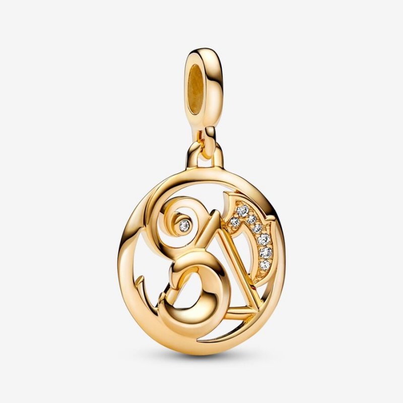 Gold Plated Pandora ME The Elements Medallion Pendants | GXVK06175