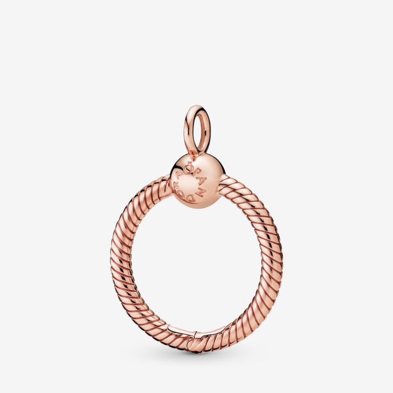 Rose Gold Plated Pandora Charm Holders | WOXA89410