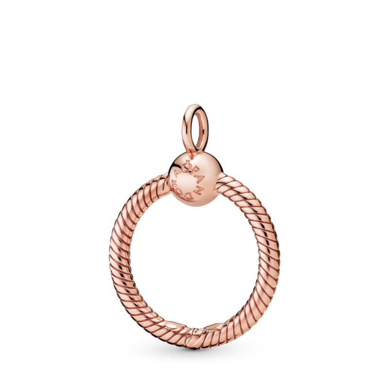 Rose Gold Plated Pandora Charm Holders | FPBA19326