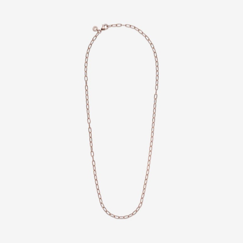 Rose Gold Plated Pandora Link Chain Necklaces | ZNLA92014