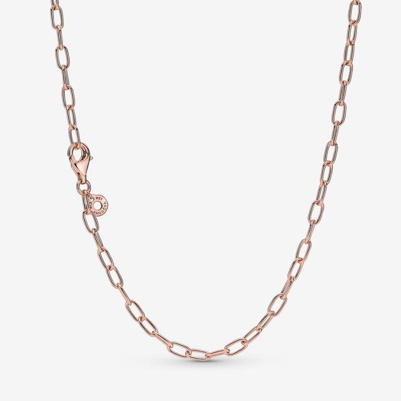 Rose Gold Plated Pandora Link Chain Necklaces | ZNLA92014