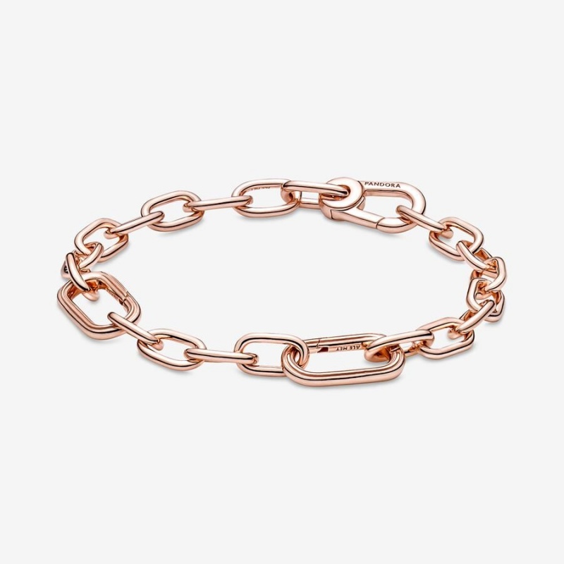 Rose Gold Plated Pandora ME Link Link Bracelets | OSPV86743