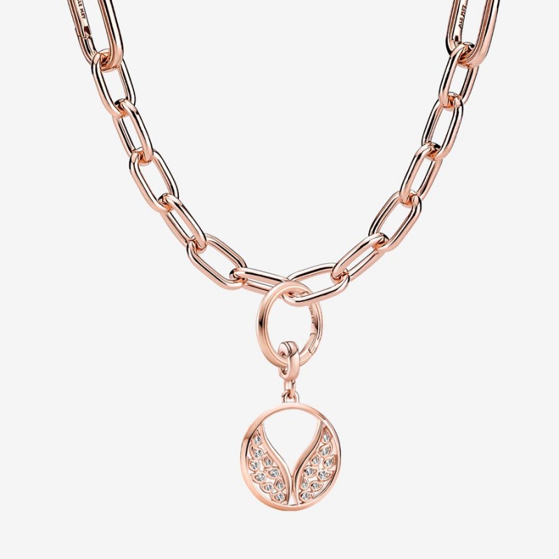 Rose Gold Plated Pandora Pandora ME Link Chain Necklace Chain Necklaces | LCIE39168