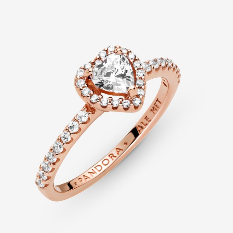 Rose Gold Plated Pandora Pinky Rings | CXTB35946