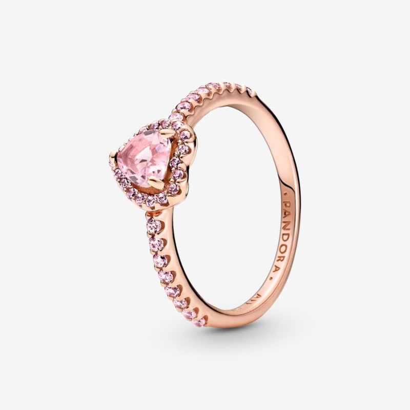 Rose Gold Plated Pandora Ring Sets | FBPE18206