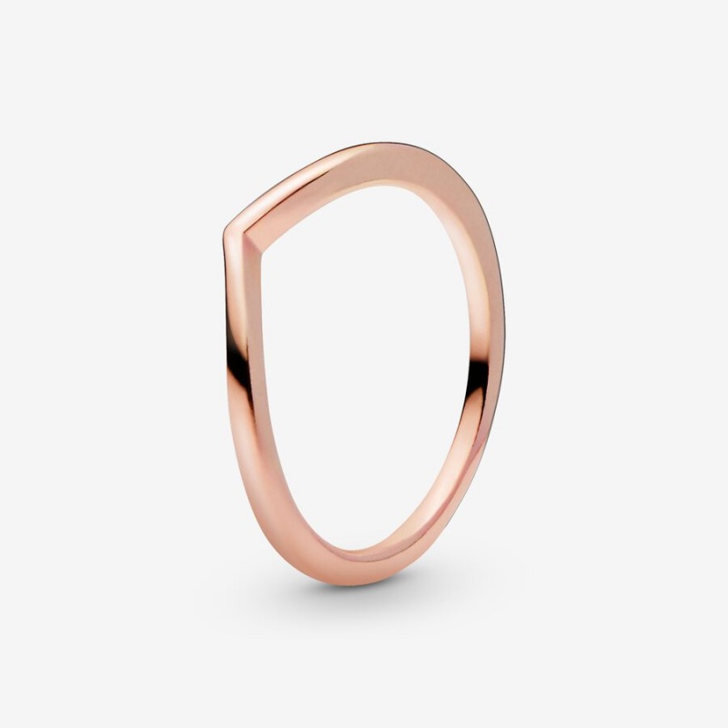 Rose Gold Plated Pandora Ring Sets | XSJE82693