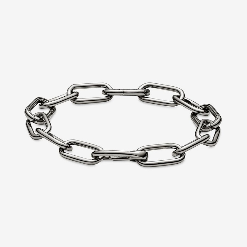 Ruthenium Plated Pandora ME Link Link Bracelets | SUYI13927