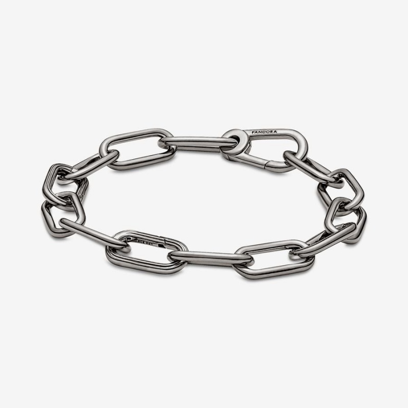 Ruthenium Plated Pandora ME Link Link Bracelets | SUYI13927