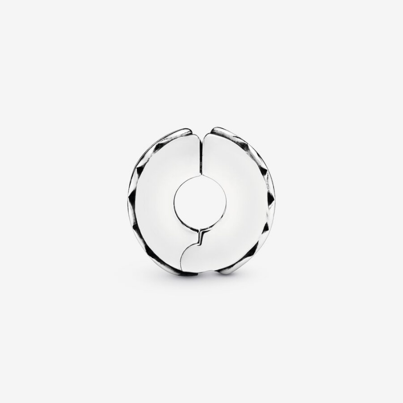 Sterling Silver Pandora Band of Hearts Clip Clips | ETYG63027