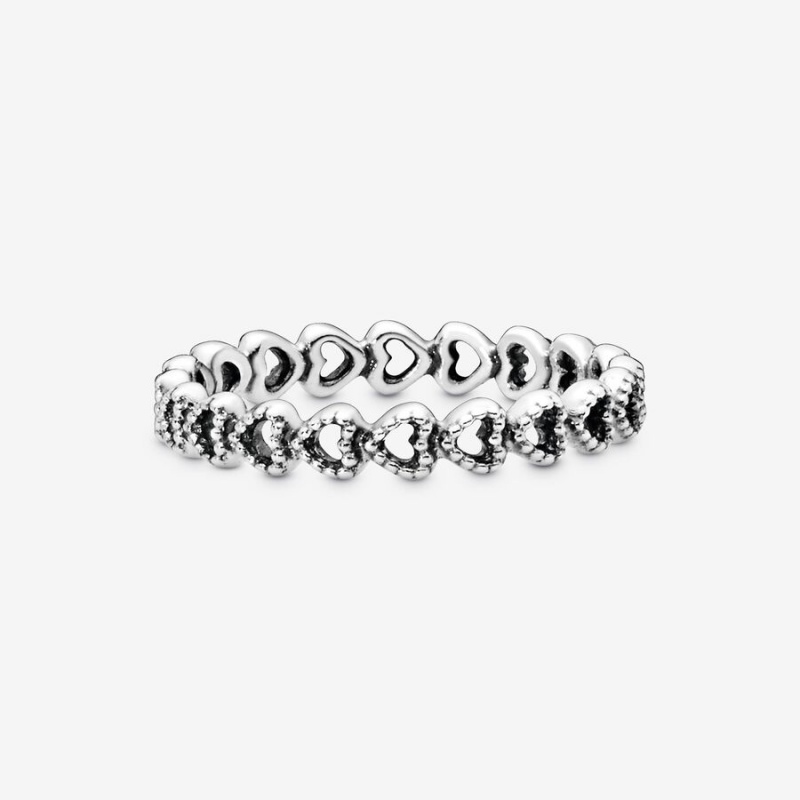 Sterling Silver Pandora Band ofs Band Rings | KWEJ95637