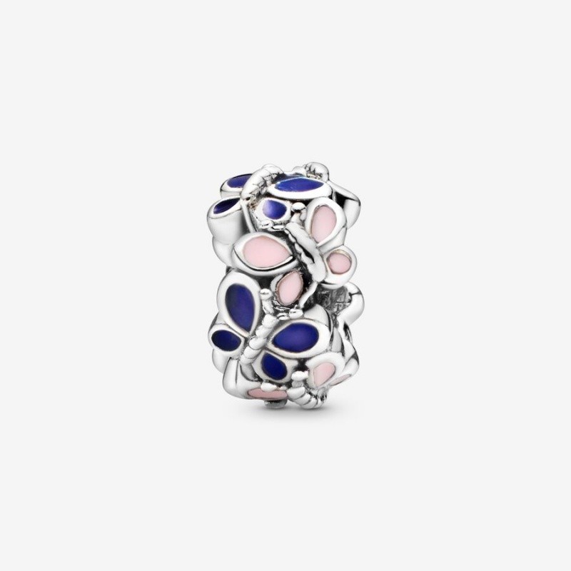 Sterling Silver Pandora Butterflies Spacer Spacer Charms | OPHI83520