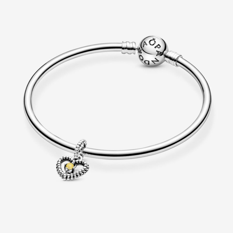 Sterling Silver Pandora Charm Holders | QSEG81732