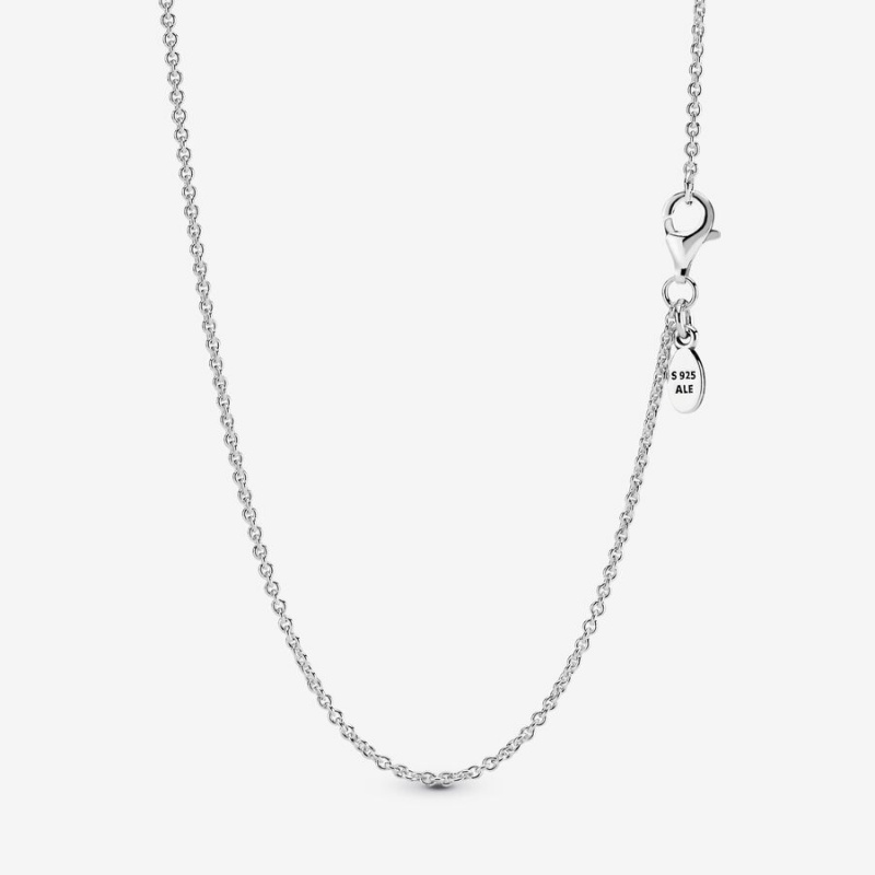 Sterling Silver Pandora Classic Cable Chain Necklaces | GZNU42879