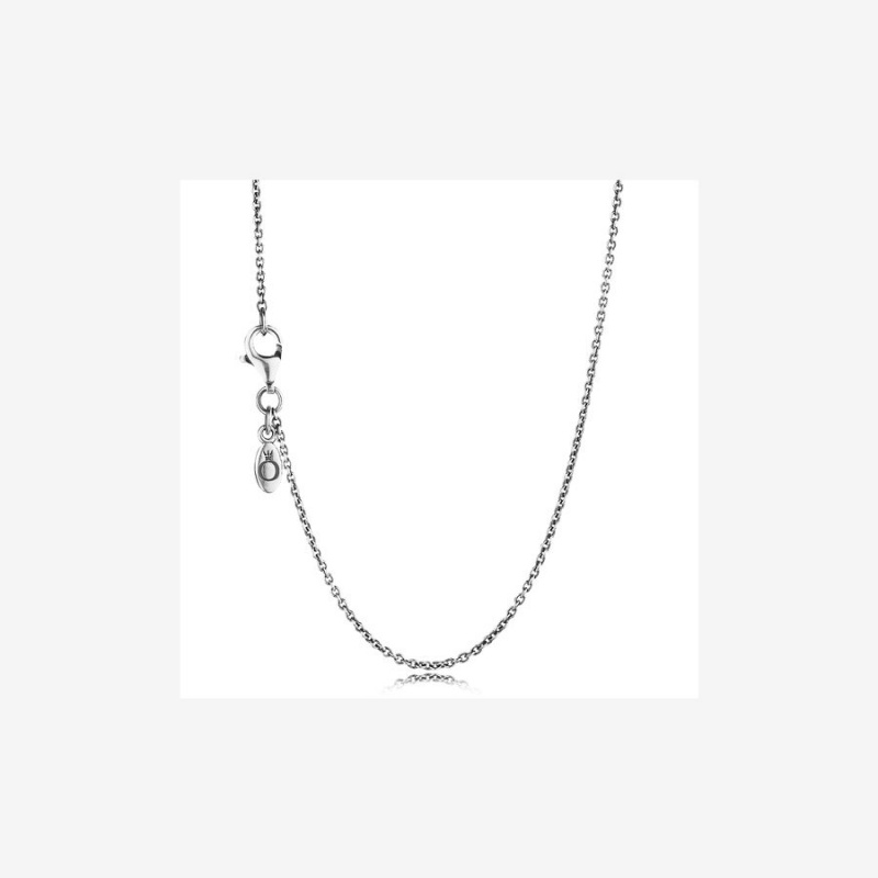 Sterling Silver Pandora Classic Cable Chain Necklaces | GZNU42879