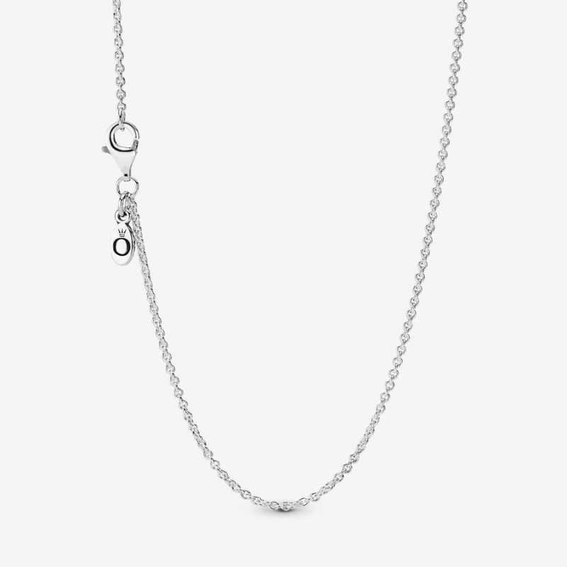 Sterling Silver Pandora Classic Cable Chain Necklaces | GZNU42879