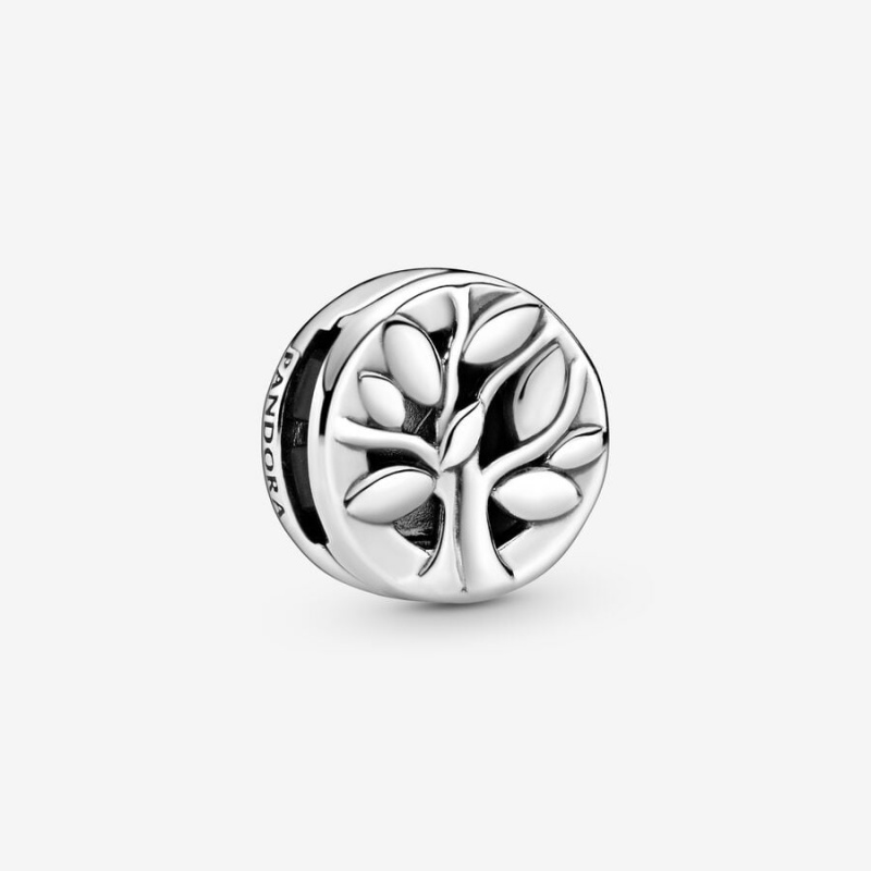 Sterling Silver Pandora Family Tree Clip Clips | STZU29671