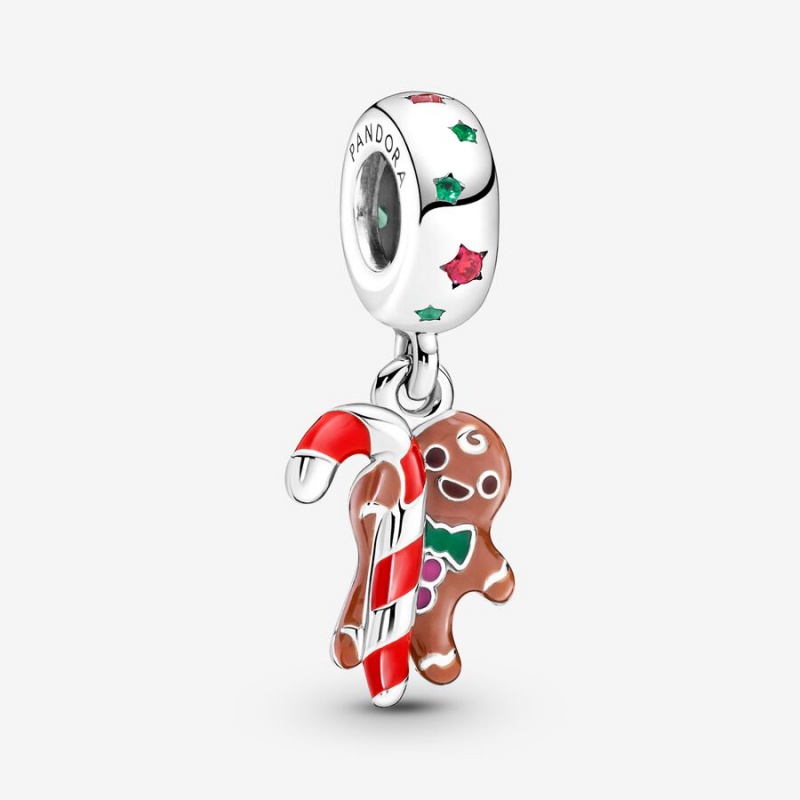 Sterling Silver Pandora Gingerbread Man Dangle Dangle Charms | BAVP98541