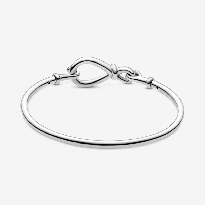 Sterling Silver Pandora Infinity Knot Bangle Bangles | SFEW21384