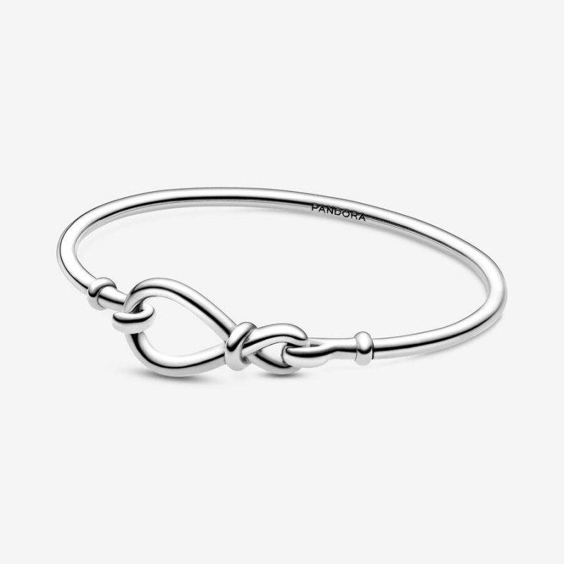 Sterling Silver Pandora Infinity Knot Bangle Bangles | SFEW21384