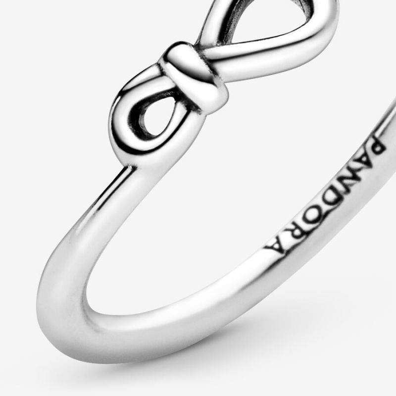 Sterling Silver Pandora Infinity Knot Pinky Rings | ISMX29031