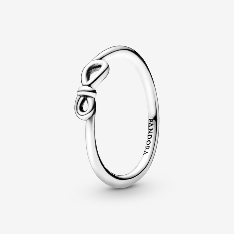 Sterling Silver Pandora Infinity Knot Pinky Rings | ISMX29031