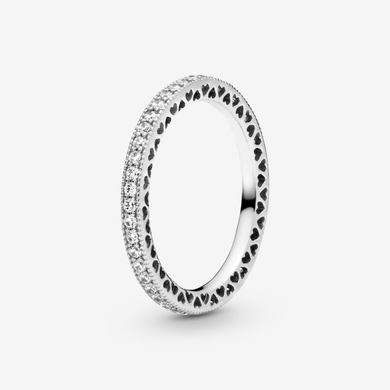 Sterling Silver Pandora Infinity Knot Ring Sets | EOKQ67021