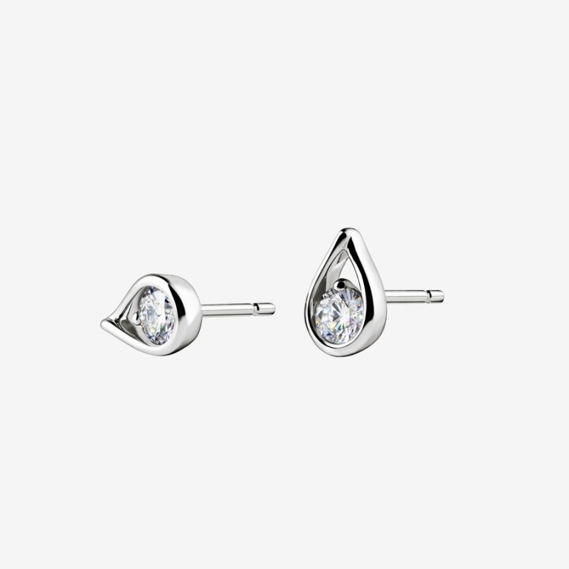 Sterling Silver Pandora Lab-created Diamond Styled Sets | ELDK58264