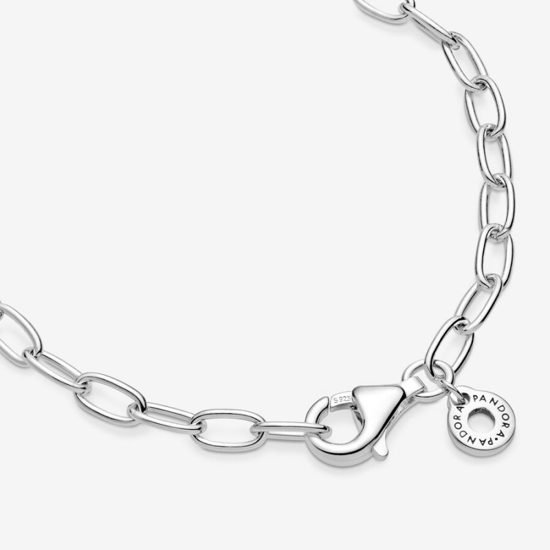 Sterling Silver Pandora Link Chain Necklaces | NQJH28376