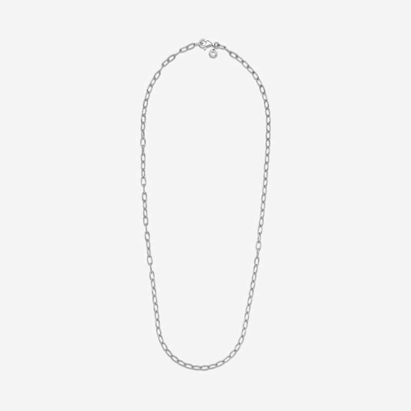 Sterling Silver Pandora Link Chain Necklaces | NQJH28376