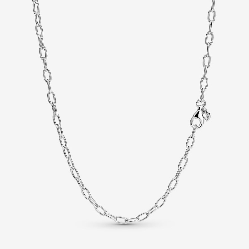 Sterling Silver Pandora Link Chain Necklaces | NQJH28376