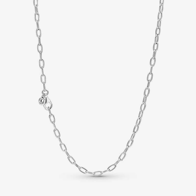 Sterling Silver Pandora Link Chain Necklaces | NQJH28376