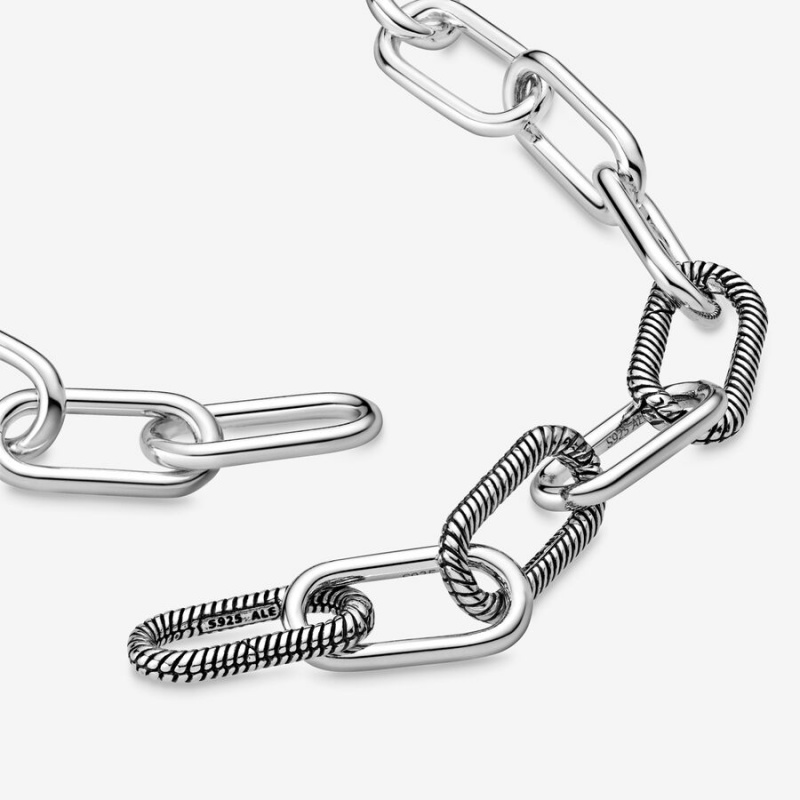 Sterling Silver Pandora ME Link Chain Necklaces | ZBUY83427