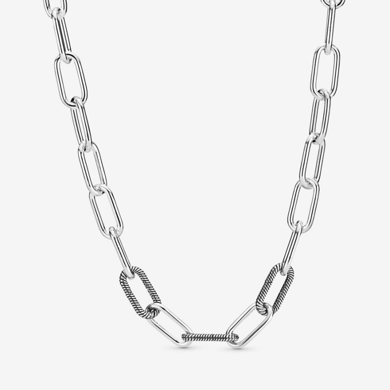 Sterling Silver Pandora ME Link Chain Necklaces | ZBUY83427