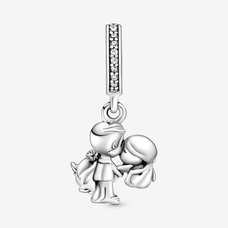 Sterling Silver Pandora Married Couple Dangle Dangle Charms | HMRS70693