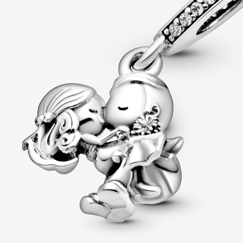 Sterling Silver Pandora Married Couple Dangle Dangle Charms | HMRS70693